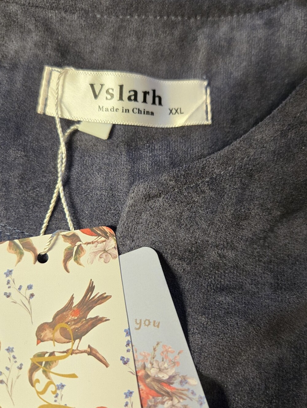 New! Vslarh Women's Zipper Front Robe House Coat Size XXL - Picture 2 of 7
